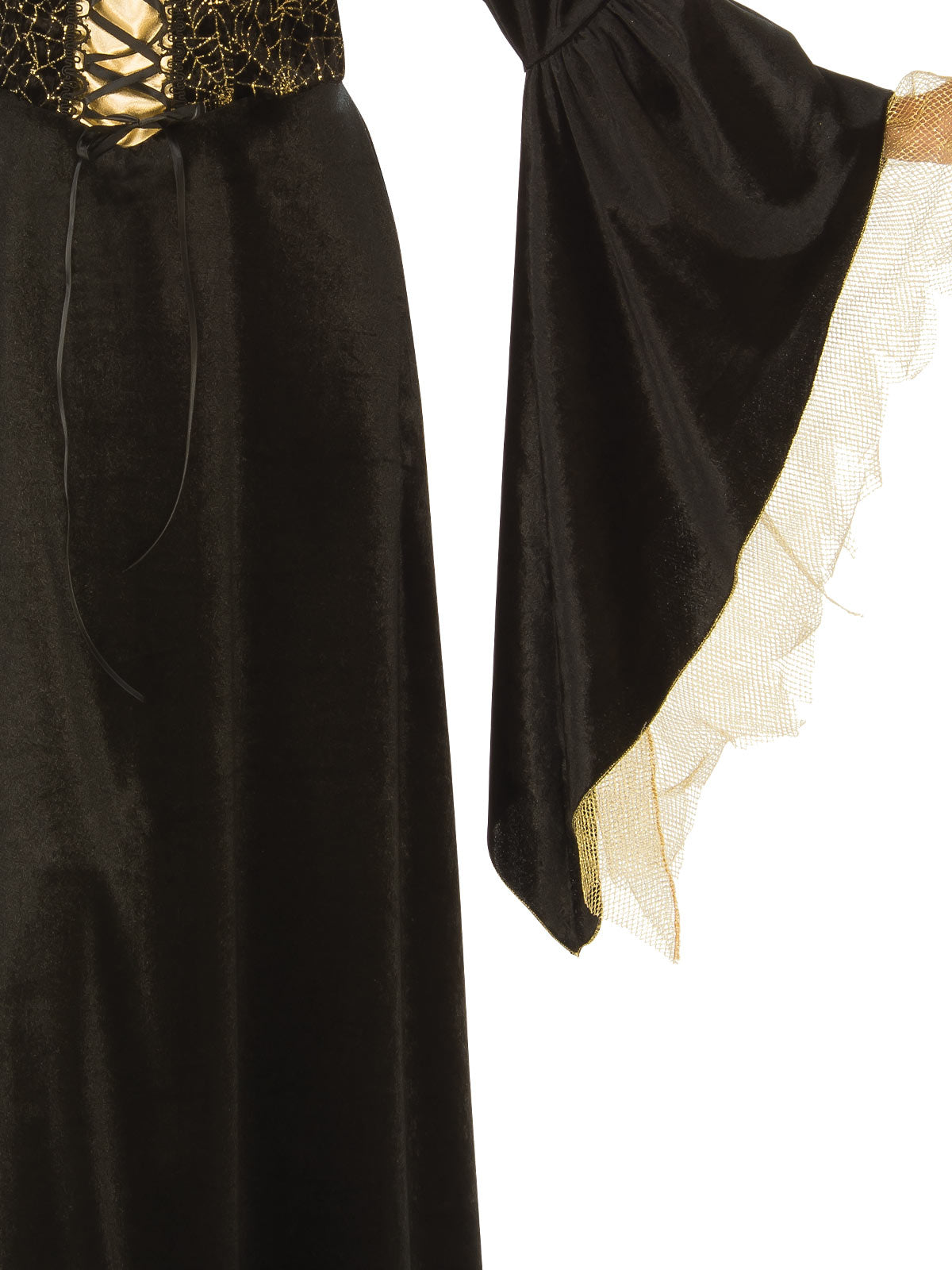 GOLDEN WEB WITCH COSTUME, ADULT - Side