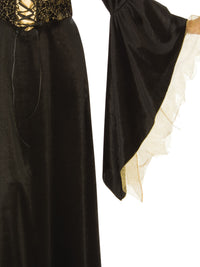 GOLDEN WEB WITCH COSTUME, ADULT - Side