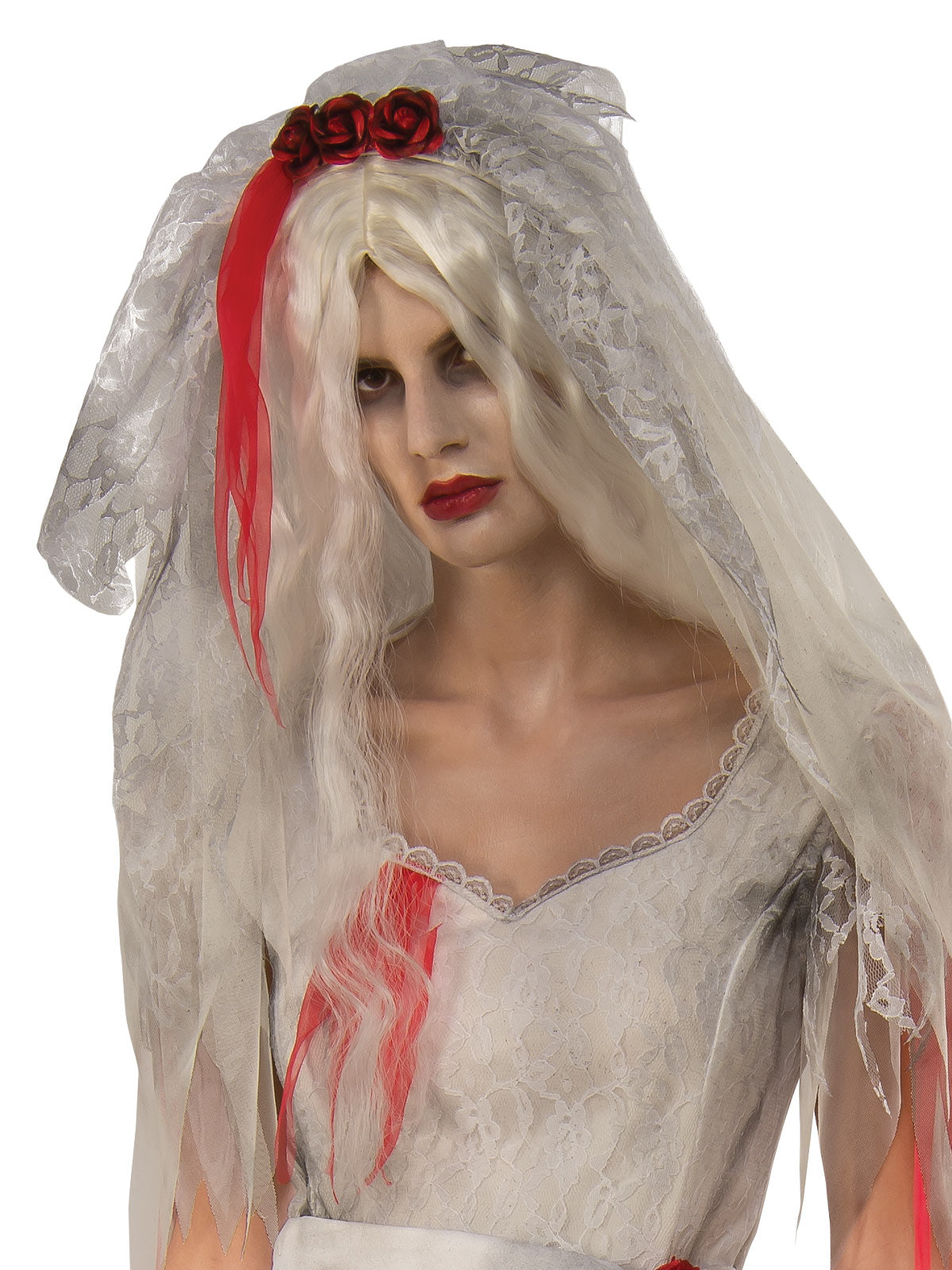 GHOST BRIDE COSTUME, ADULTS - Back