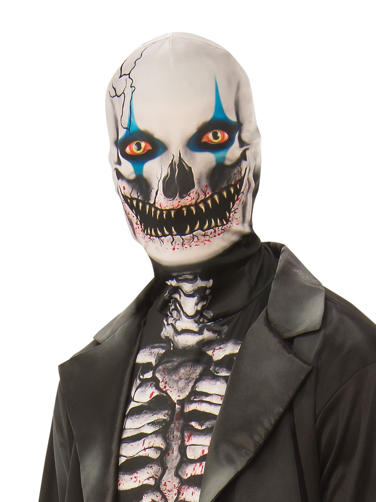 SKELETON MAN COSTUME, ADULT - Back