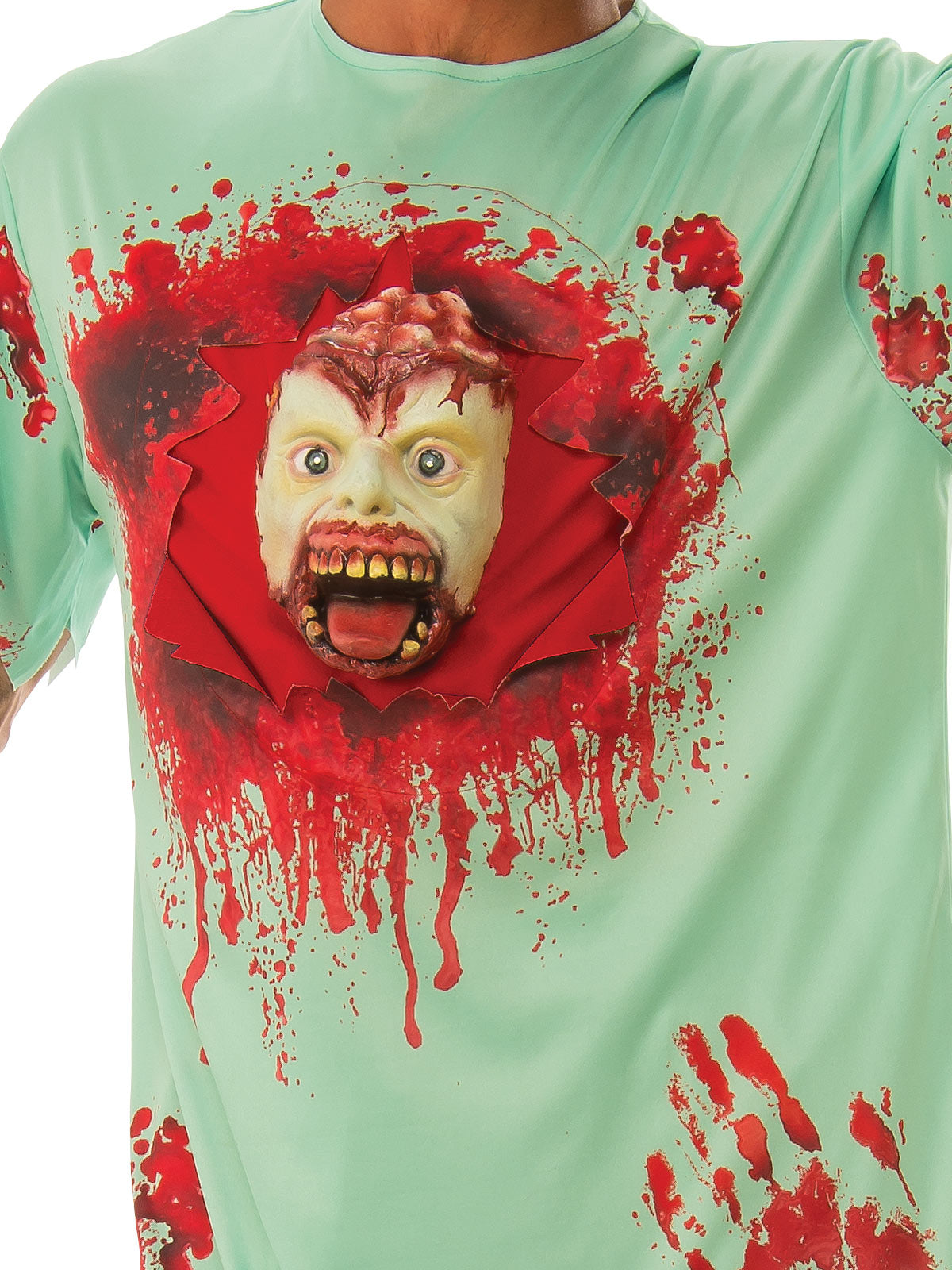 CRAZY PATIENT COSTUME, ADULT - Back
