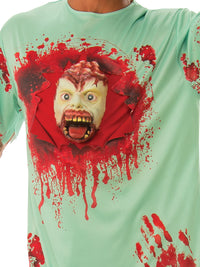 CRAZY PATIENT COSTUME, ADULT - Back