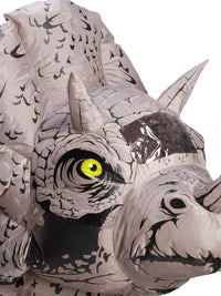 TRICERATOPS INFLATABLE COSTUME, ADULT - STD - Front