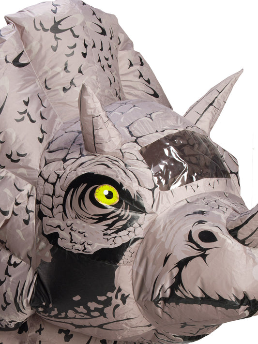 TRICERATOPS INFLATABLE COSTUME, ADULT - STD - Front