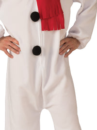 SNOWMAN ONESIE JUMPSUIT, ADULT - Side
