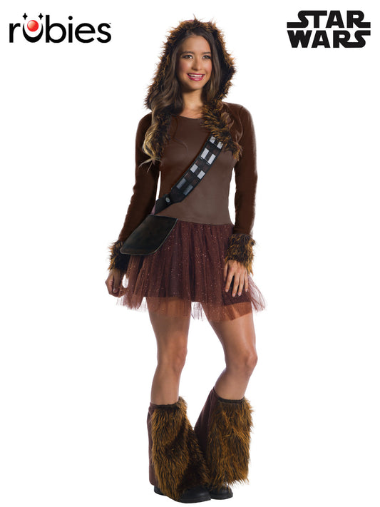 CHEWBACCA DRESS COSTUME, ADULT - Front