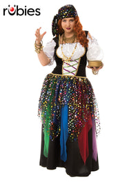 GYPSY COSTUME, ADULT - PLUS - Front