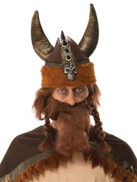 VIKING MAN COSTUME, ADULT - Back