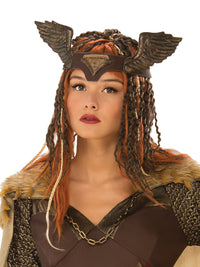 VIKING WOMAN COSTUME, ADULT - Back