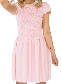 STRANGER THINGS ELEVEN PINK DRESS COSTUME, ADULT - Back