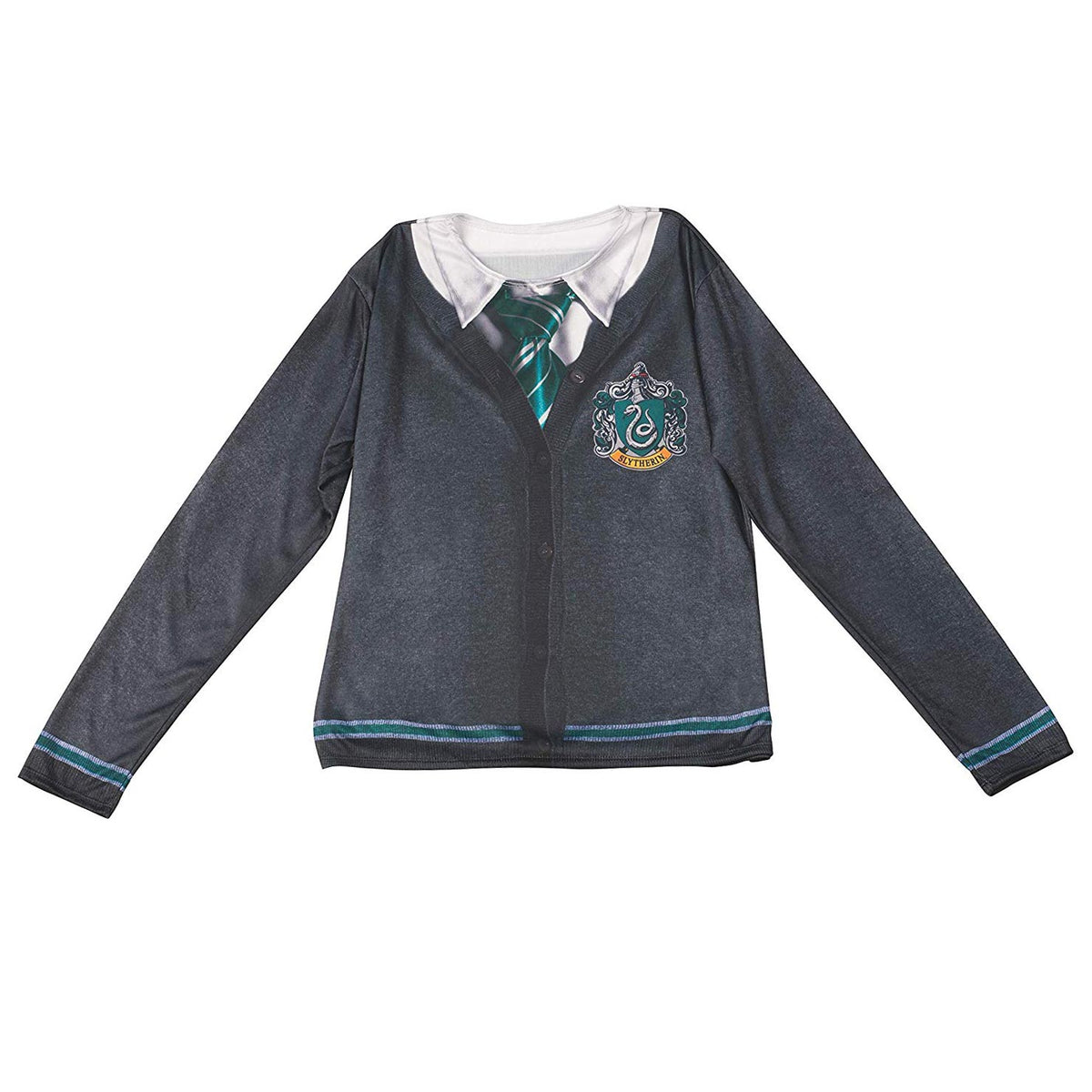 SLYTHERIN COSTUME TOP, ADULT - Side