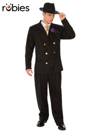GANGSTER COSTUME, ADULT - Front