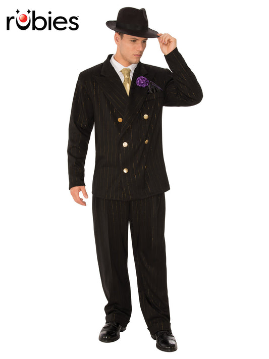 GANGSTER COSTUME, ADULT - Front