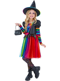 RAINBOW WITCH COSTUME - L - Back