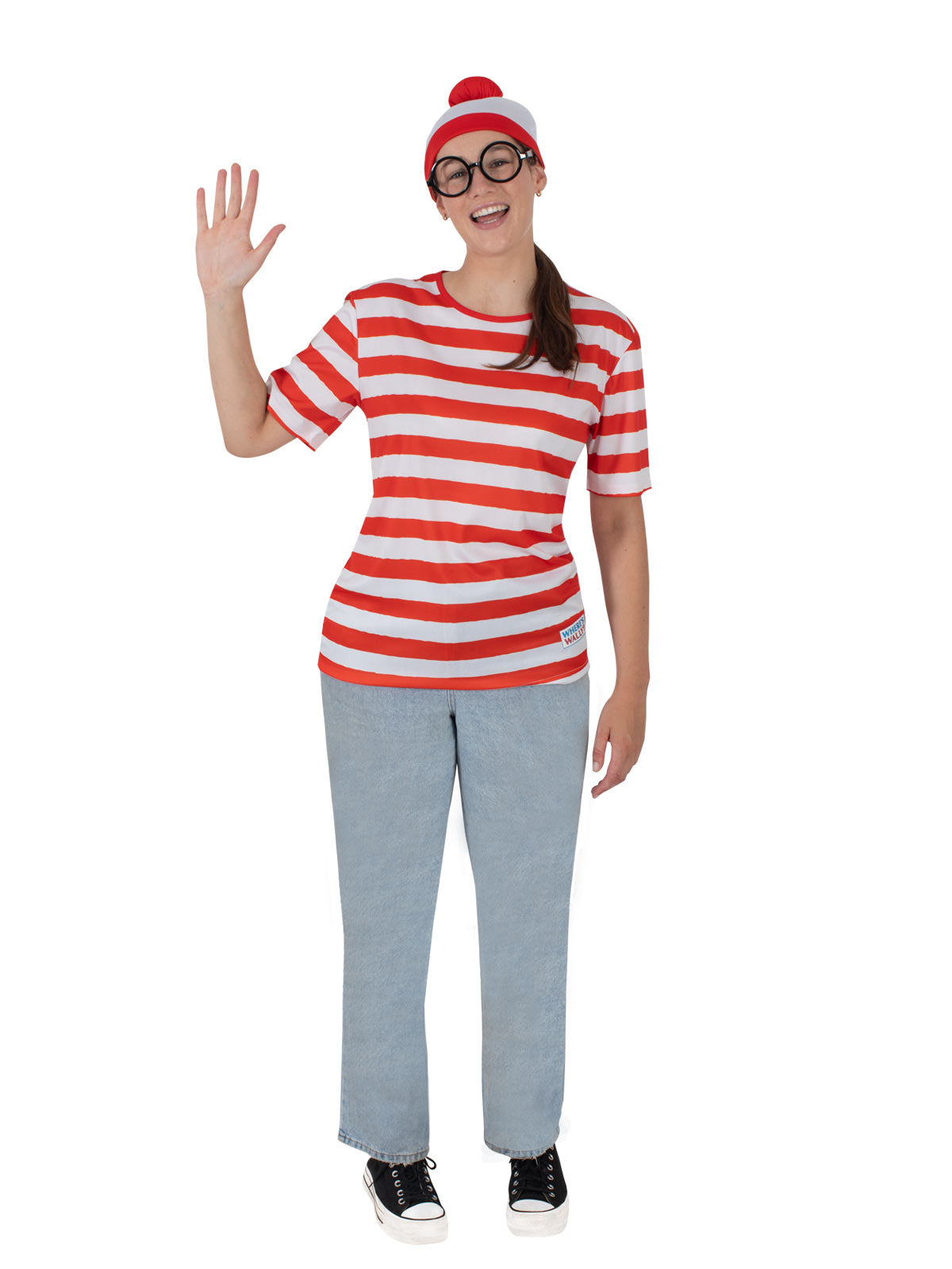 WHERE'S WALLY COSTUME, ADULT - Back