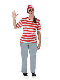 WHERE'S WALLY COSTUME, ADULT - Back