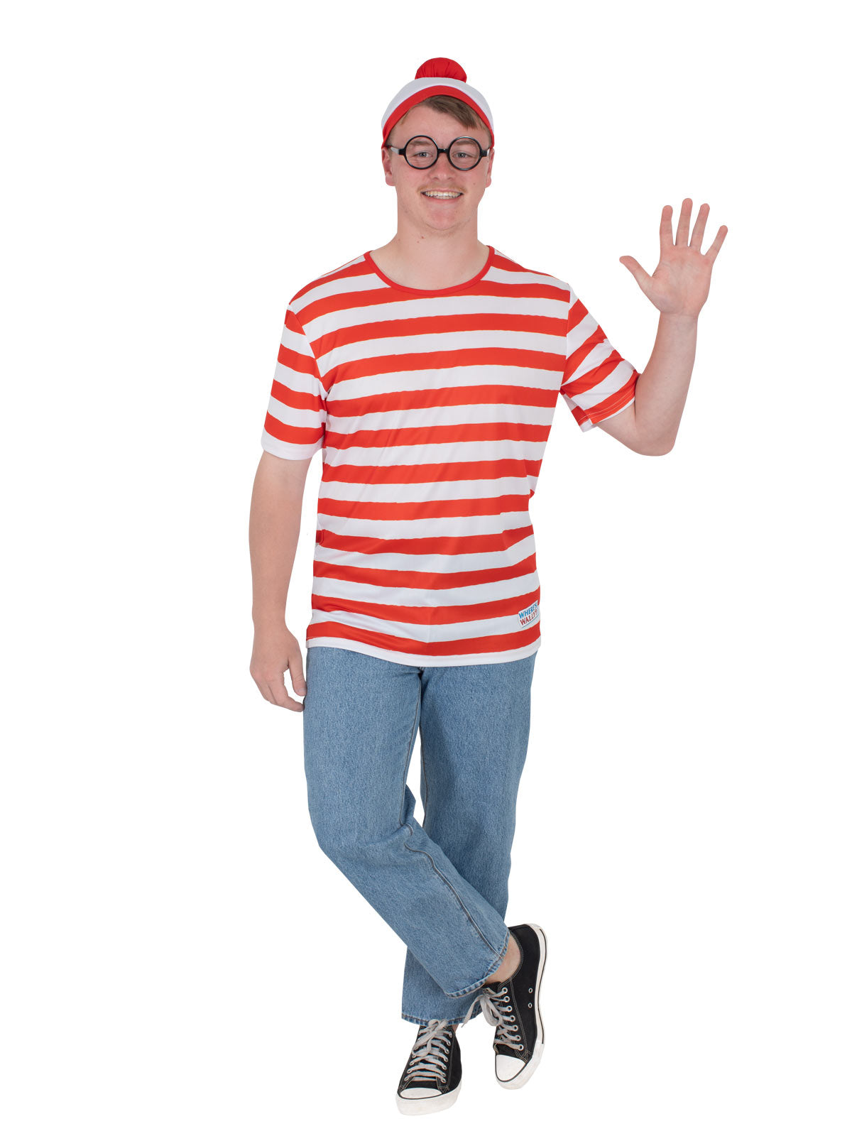 WHERE'S WALLY COSTUME, ADULT - Side