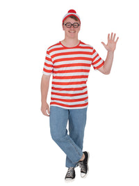 WHERE'S WALLY COSTUME, ADULT - Side