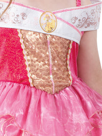 AURORA SLEEPING BEAUTY DELUXE ULTIMATE PRINCESS CELEBRATION COSTUME, CHILD - Back