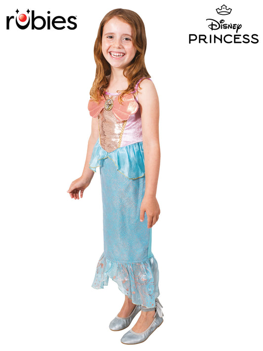 ARIEL DELUXE ULTIMATE PRINCESS CELEBRATION COSTUME, CHILD - Front