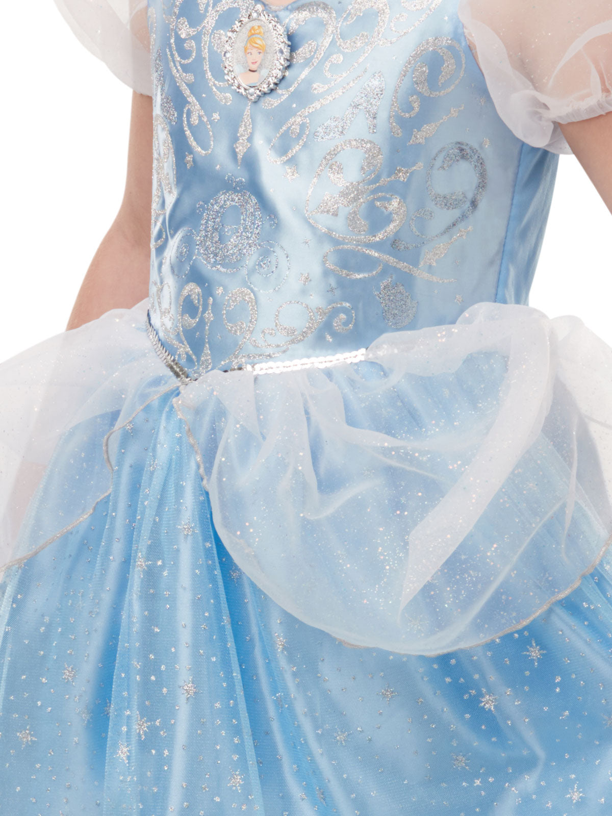 CINDERELLA GLITTER &amp; SPARKLE COSTUME, CHILD - Back
