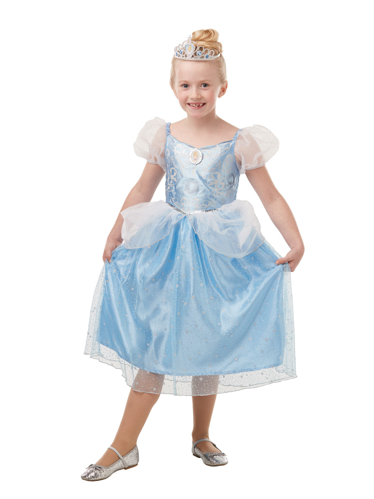 CINDERELLA GLITTER &amp; SPARKLE COSTUME, CHILD - Side