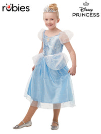 CINDERELLA GLITTER &amp; SPARKLE COSTUME, CHILD - Front