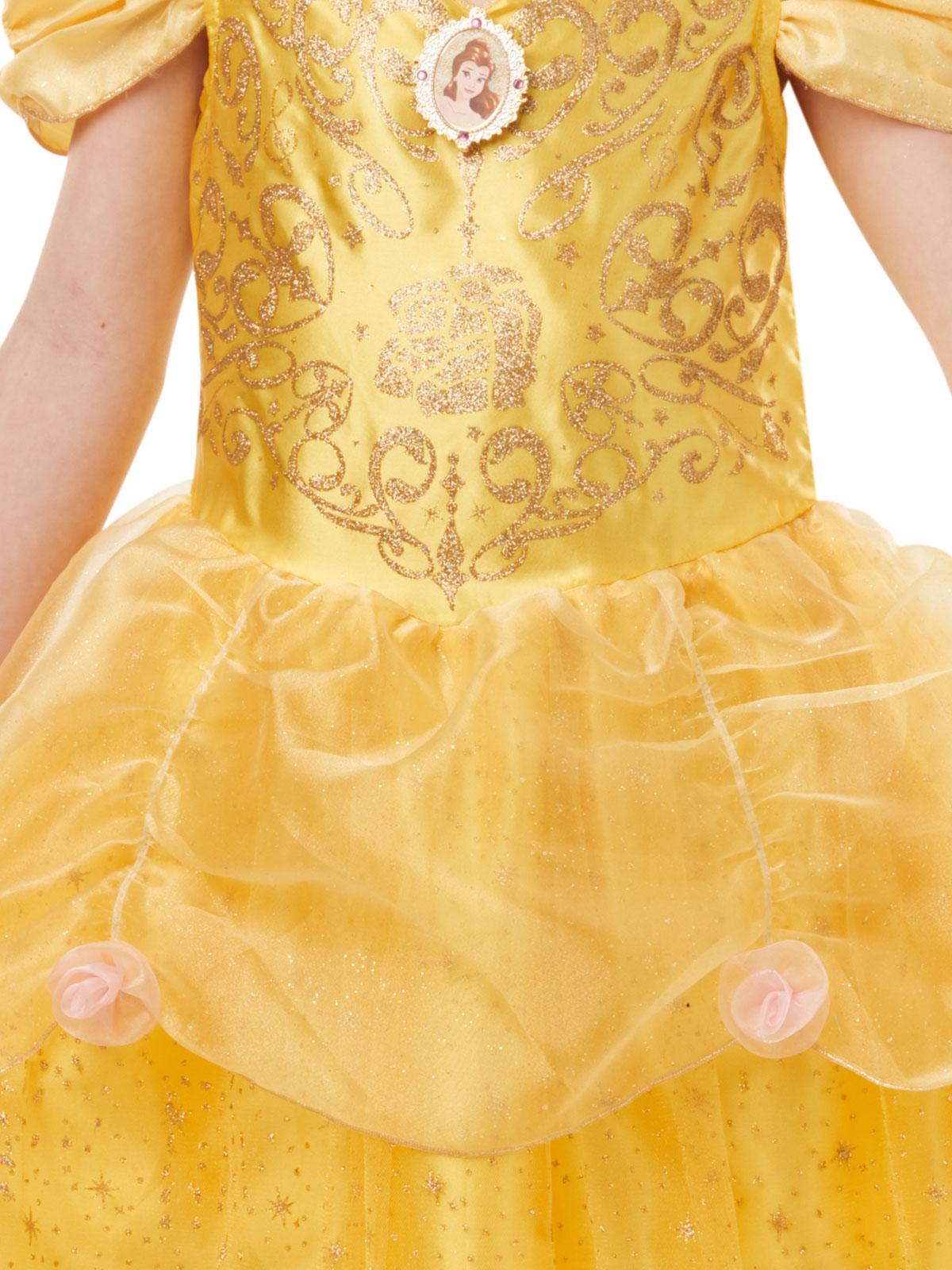 BELLE GLITTER &amp; SPARKLE COSTUME, CHILD - Back