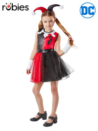 HARLEY QUINN PREMIUM COSTUME, CHILD - Front