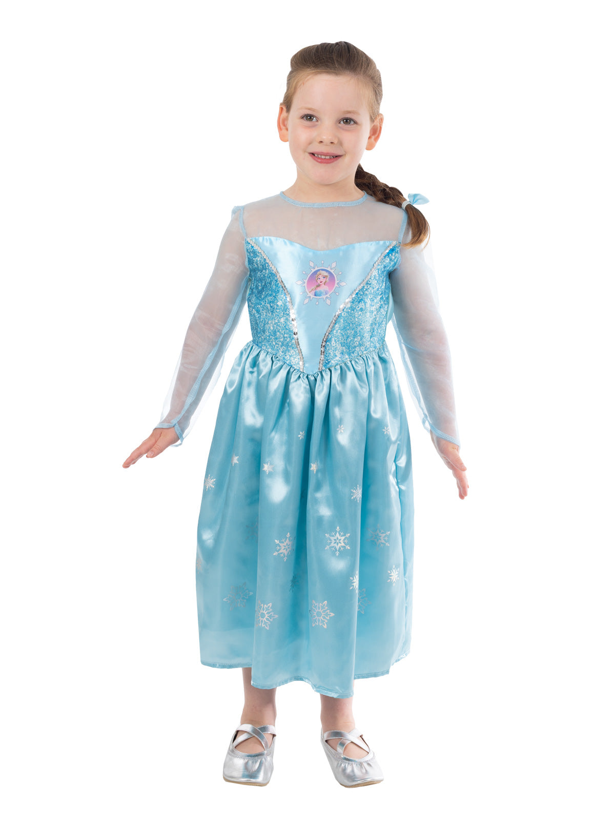 ELSA FROZEN 1 DELUXE COSTUME, CHILD - Side