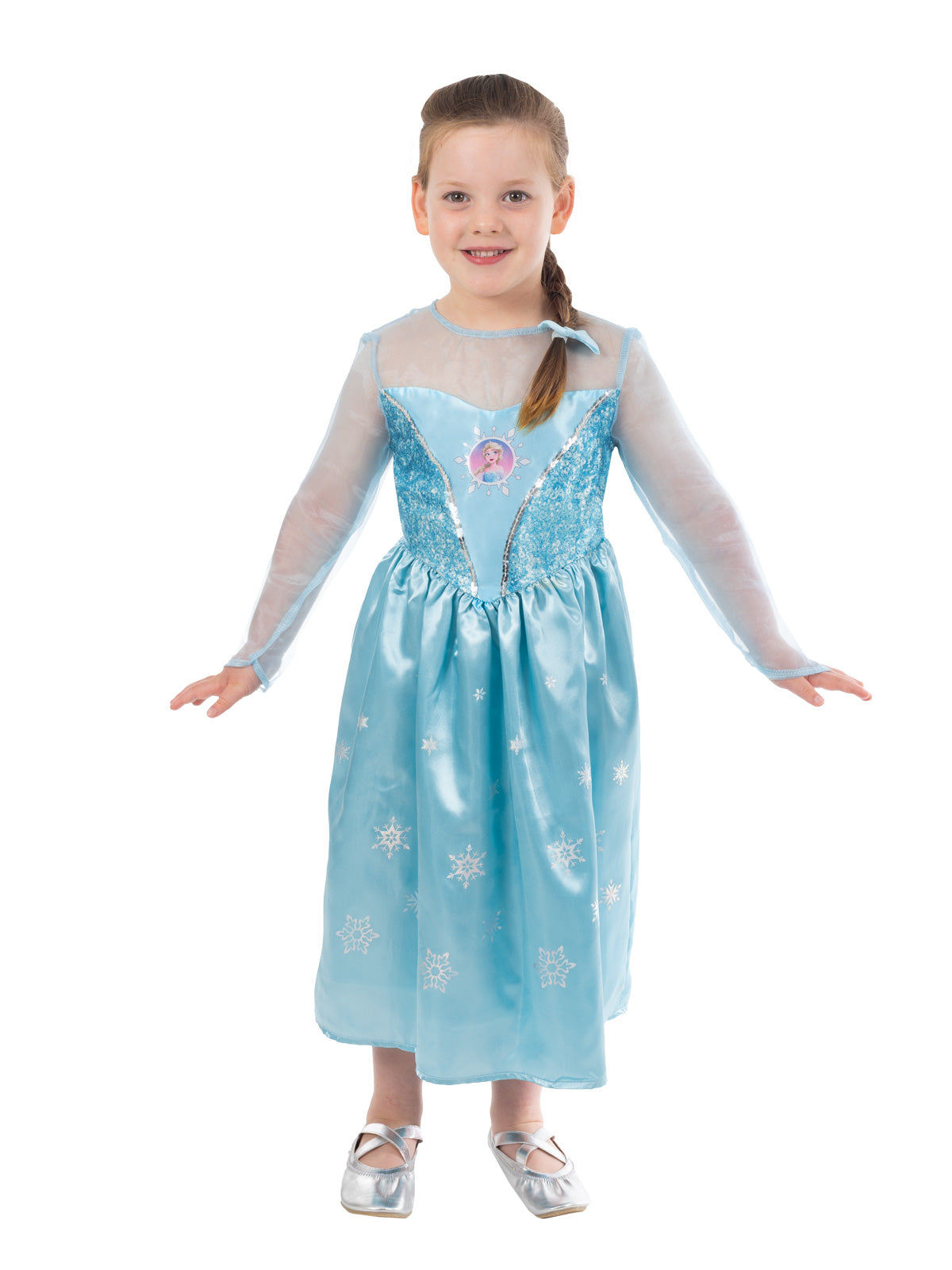 ELSA FROZEN 1 DELUXE COSTUME, CHILD - Back