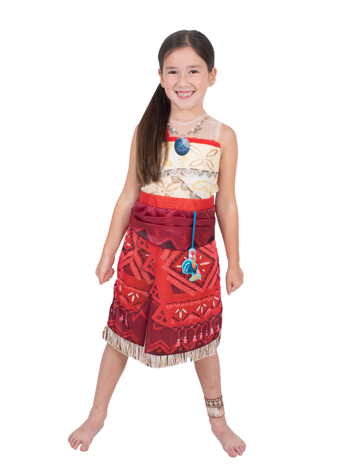 MOANA DELUXE COSTUME WITH HEIHEI ACCESSORY, CHILD - 4-6 YRS - Back