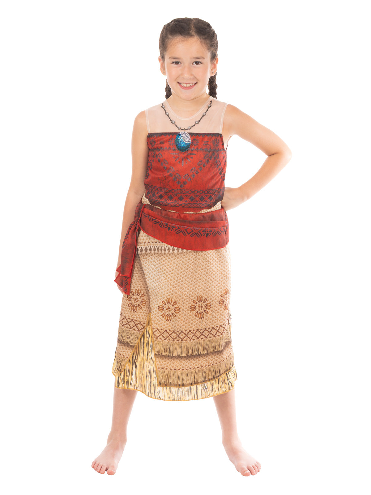 MOANA DELUXE LIVE ACTION MOVIE COSTUME, CHILD - Side