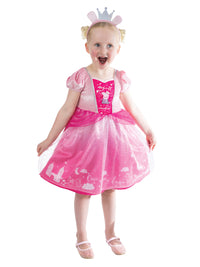 PEPPA PIG PRINCESS COSTUME, CHILD - Back