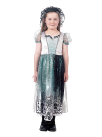 GOTHIC BRIDE COSTUME, CHILD - Back
