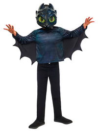 TOOTHLESS NIGHT FURY COSTUME, CHILD