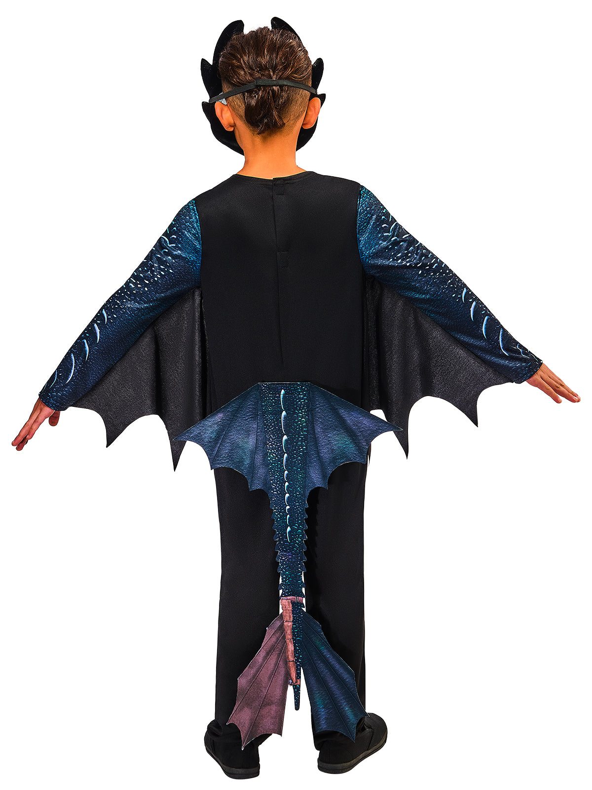 TOOTHLESS NIGHT FURY DELUXE COSTUME, CHILD - Side