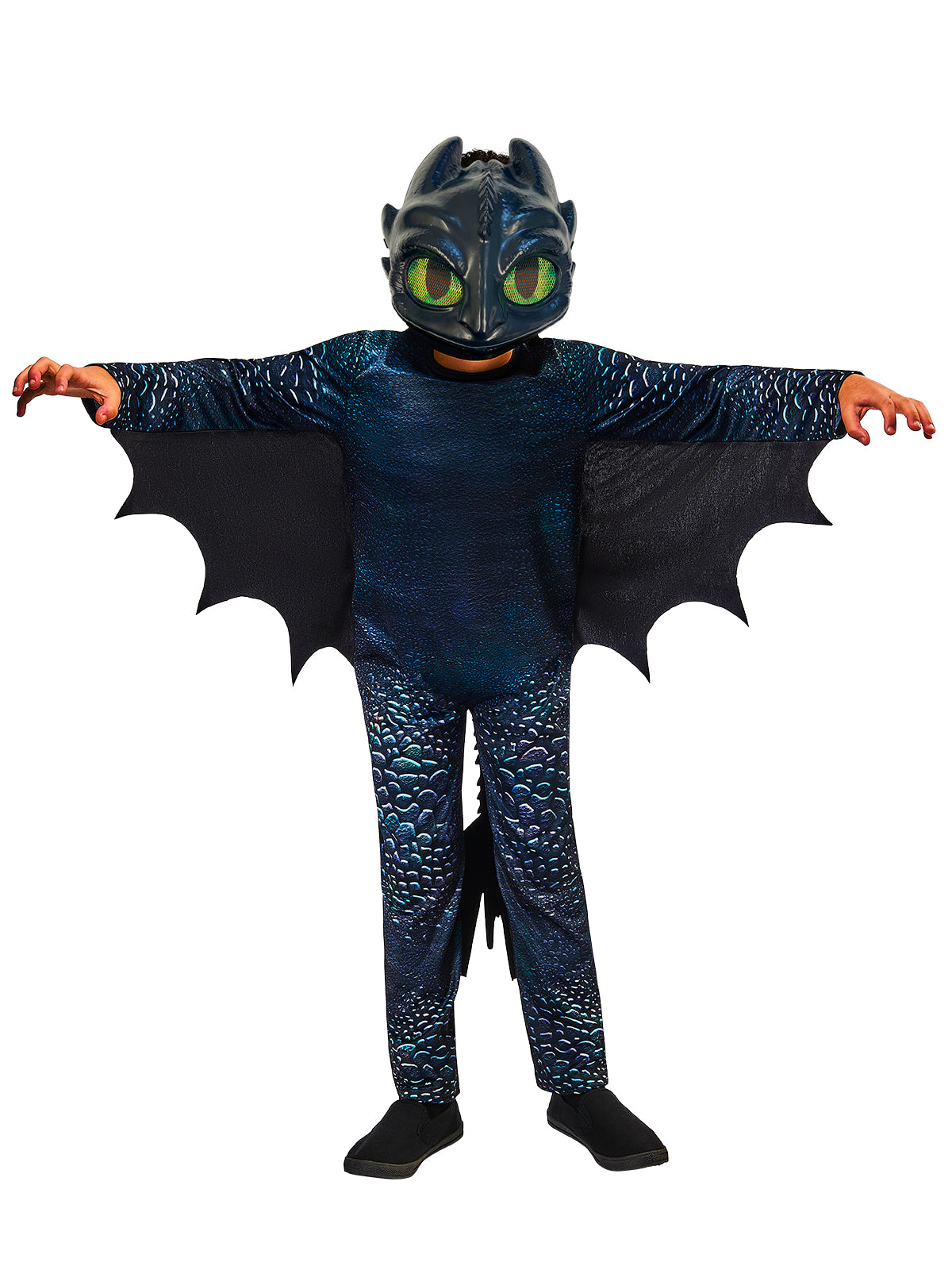 TOOTHLESS NIGHT FURY DELUXE COSTUME, CHILD