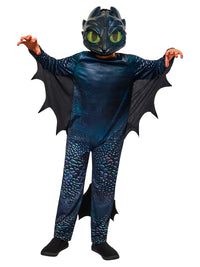 TOOTHLESS NIGHT FURY DELUXE COSTUME, CHILD
