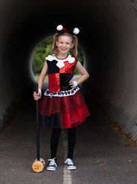 HARLEY QUINN DELUXE TUTU COSTUME, CHILD