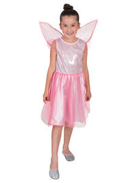FAIRY PRETTY IN PINK COSTUME, CHILD - Back