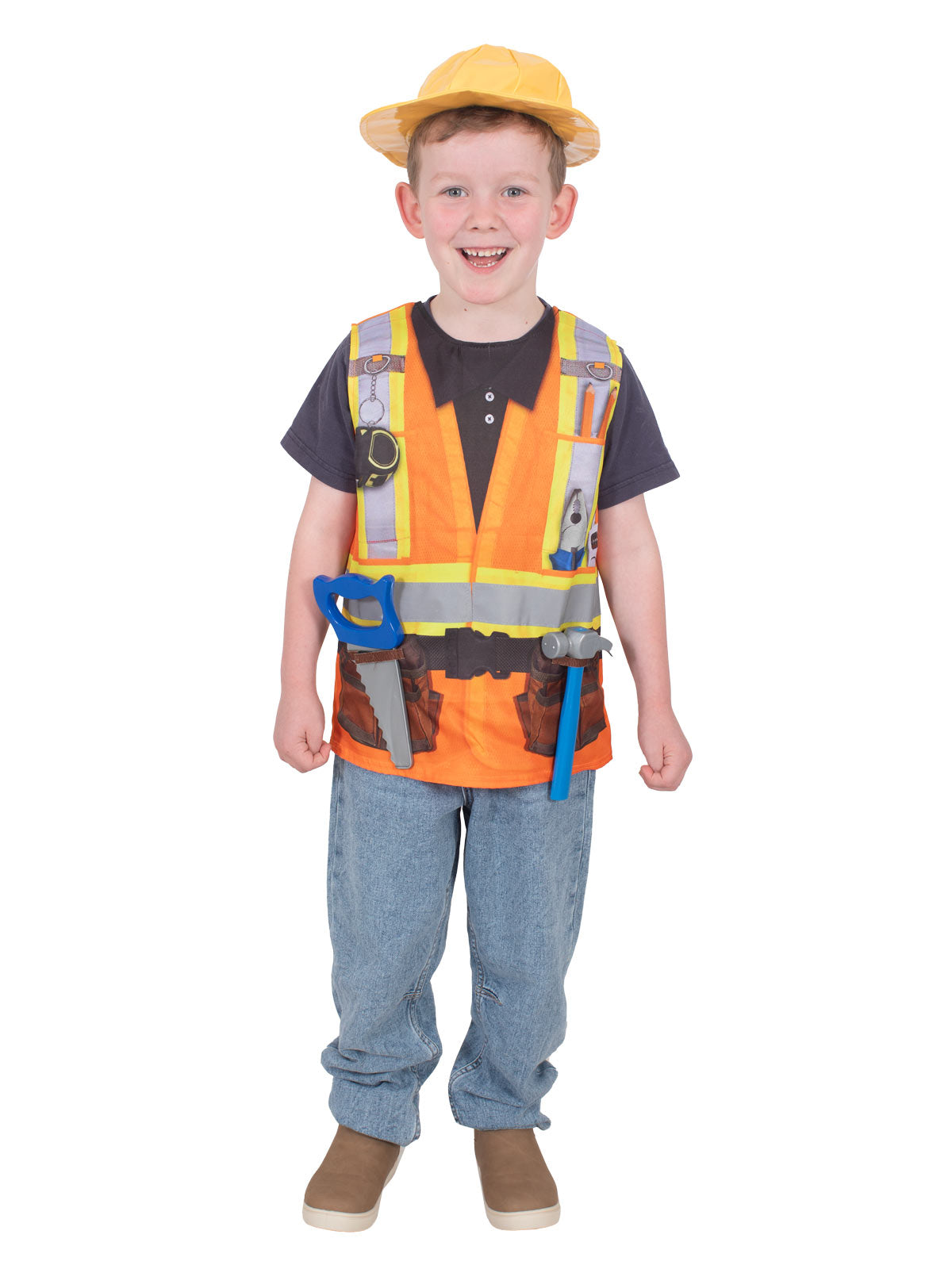 CONSTRUCTION WORKER COSTUME, CHILD