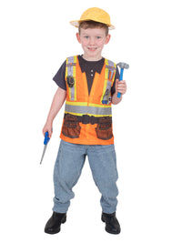 CONSTRUCTION WORKER COSTUME, CHILD - Side