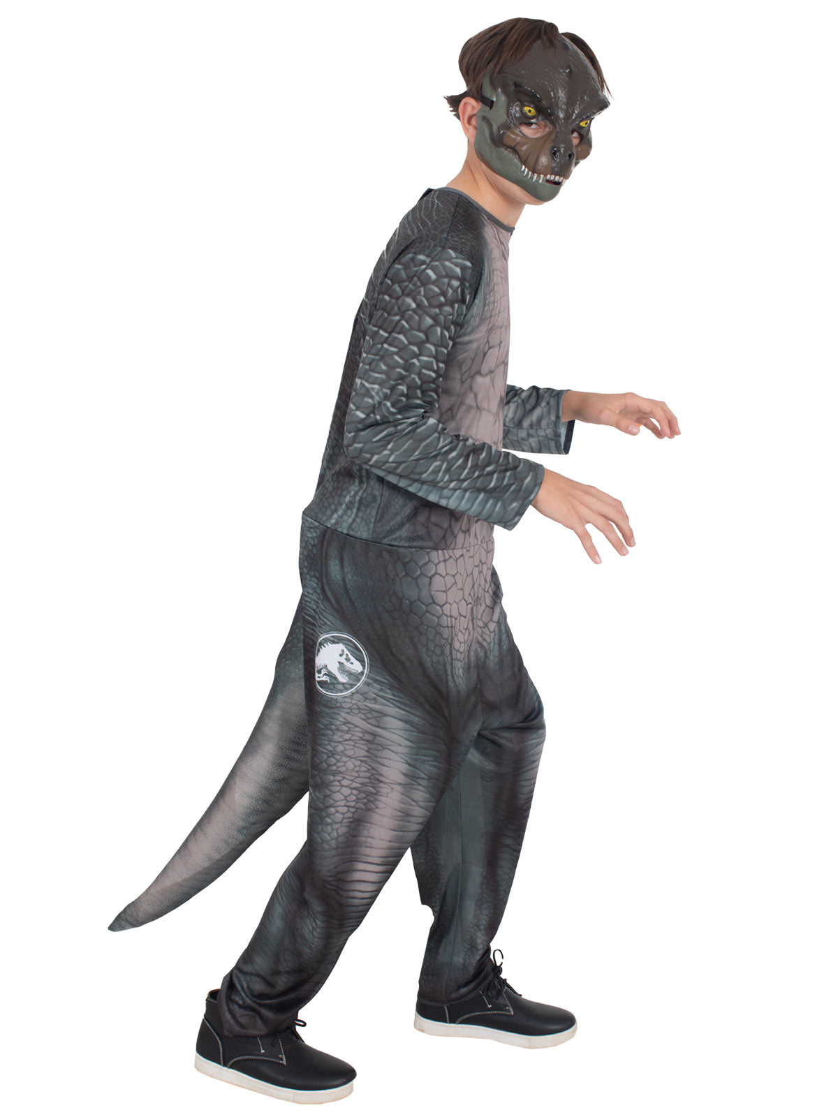 T-REX JURASSIC WORLD REBIRTH COSTUME, CHILD - Side