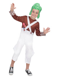 OOMPA LOOMPA CLASSIC COSTUME, CHILD - Back