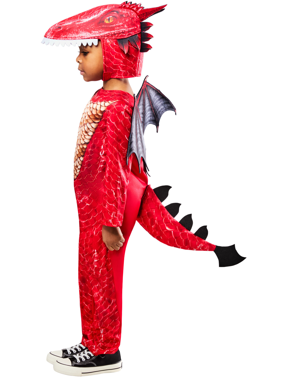 RED DRAGON COSTUME, CHILD - Side