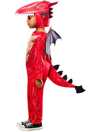 RED DRAGON COSTUME, CHILD - Side