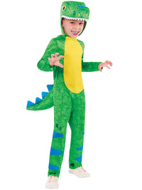 FRIENDLY DINOSAUR COSTUME, CHILD - 6-8 YRS - Back