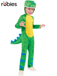 FRIENDLY DINOSAUR COSTUME, CHILD - 6-8 YRS - Front
