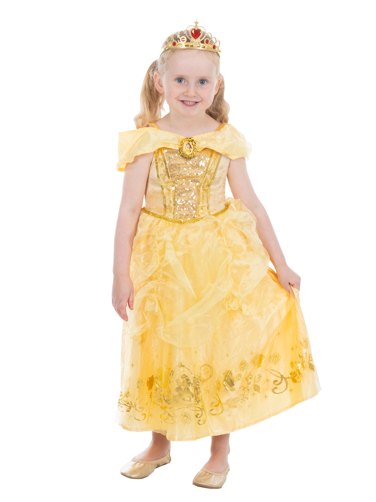BELLE DELUXE COSTUME, CHILD - Back
